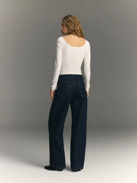 Reserved Боді з ліоцелом білий