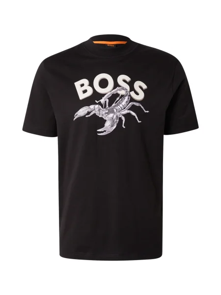 BOSS ORANGE Tricou Te_Bossfish | Regular Fit negru