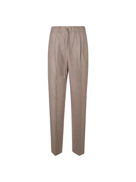 Spodnie Max Mara brązowe