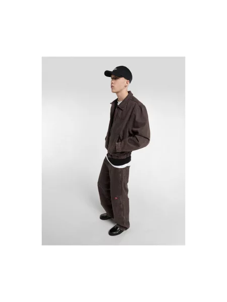 Džínsy s rovným strihom Dickies hnedá