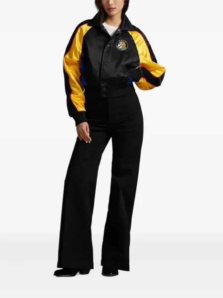 Căciulă Polo Ralph Lauren cu broderie cu dungi cowboy roșu