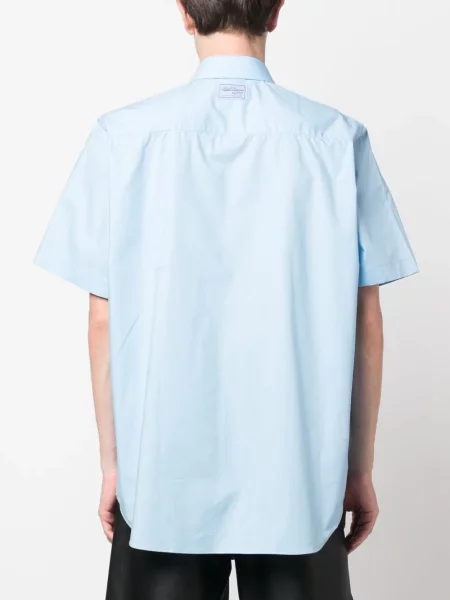 Πουά πουκάμισο Raf Simons με σχέδιο μπλε