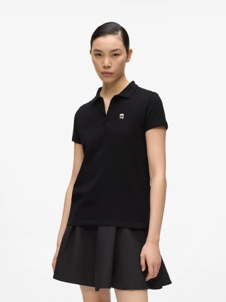 Karl Lagerfeld Tricou bej / negru alb