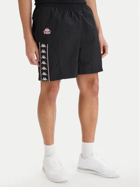 Kappa Αθλητικό σορτς Comfort Fit μαύρο