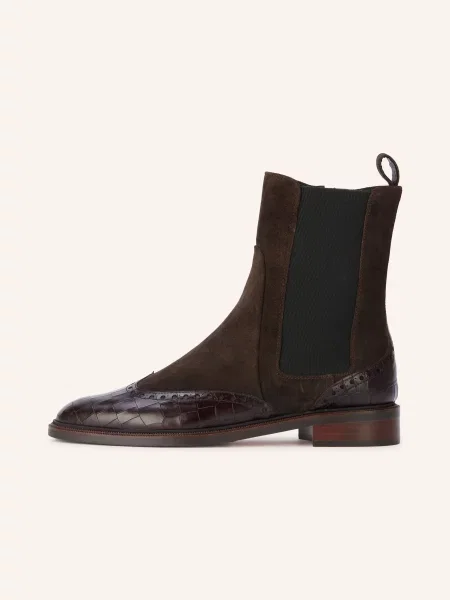 Pertini Chelsea Boots tmavě hnědá