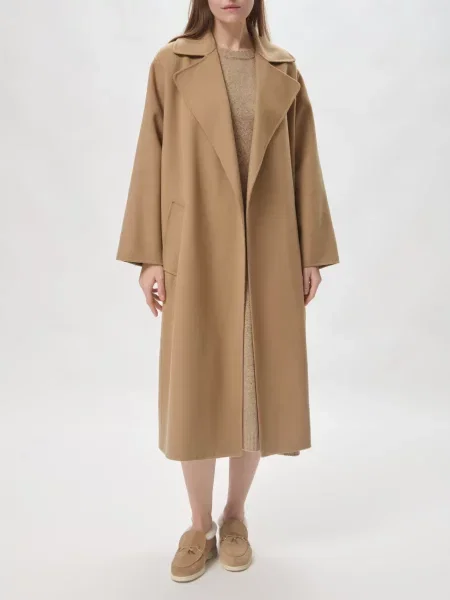 Пальто Weekend Max Mara бежевое