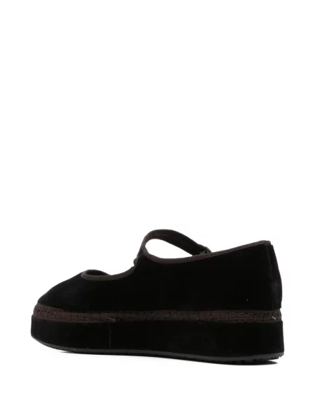 Pantofi cu toc Flabelus cu platformă negru