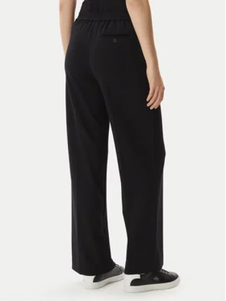 Calvin Klein Ráncos nadrág fekete
