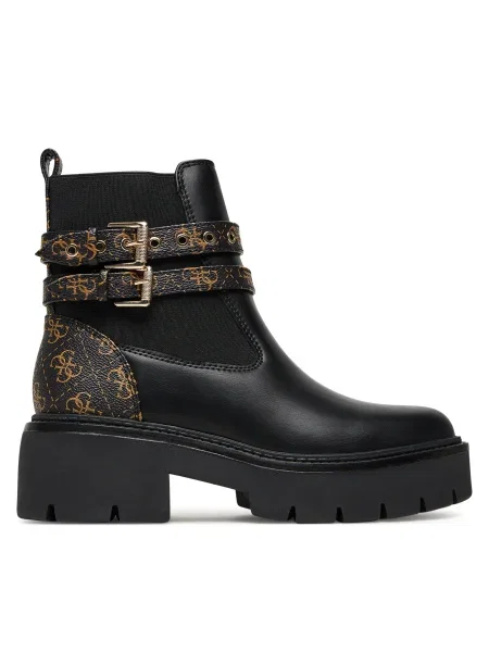 Боти челси Guess SADRINO с равна подметка FLTSDR черно