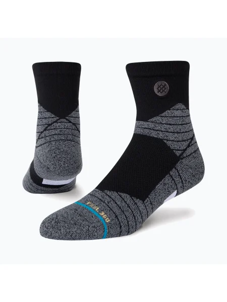 Stance Icon Sport Quarter zokni. Méret: M fekete