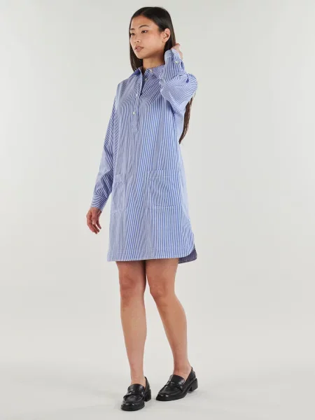 Rochie tip cămașă Lauren Ralph Lauren albastru