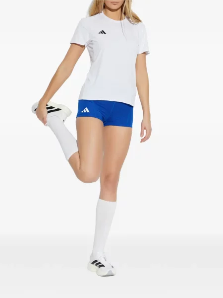 Τένις φόρεμα Adidas με λαιμόκοψη v με αυτόγραφο μαύρο