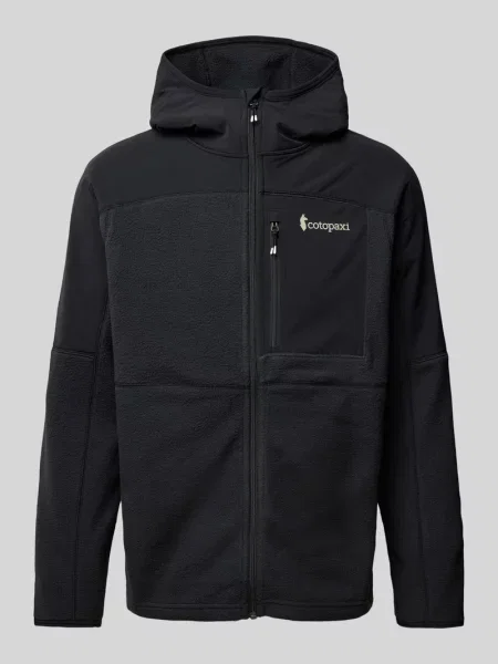 Kurtka z polaru z nadrukiem z logo model ‘Jean’ Cotopaxi czarna