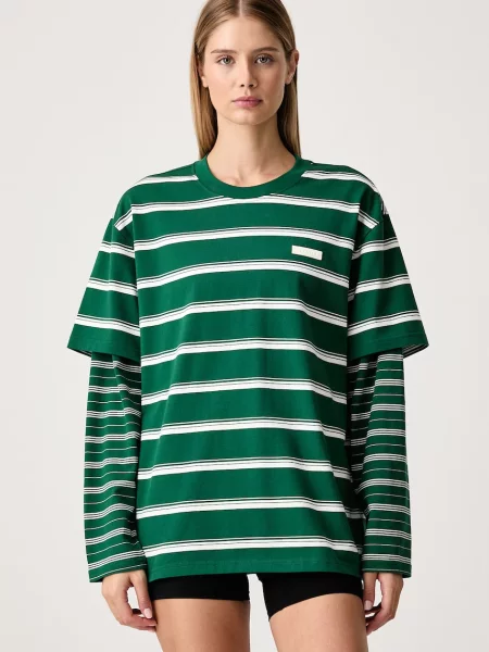 Tricou cu mânecă lungă P.e Nation verde