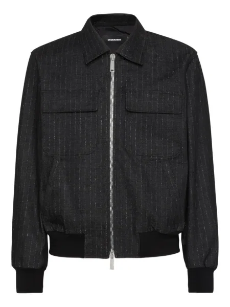 Geacă bomber Dsquared2 cu dungi negru