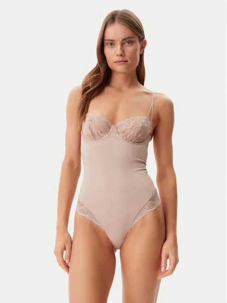 Bodi Calvin Klein Underwear bež