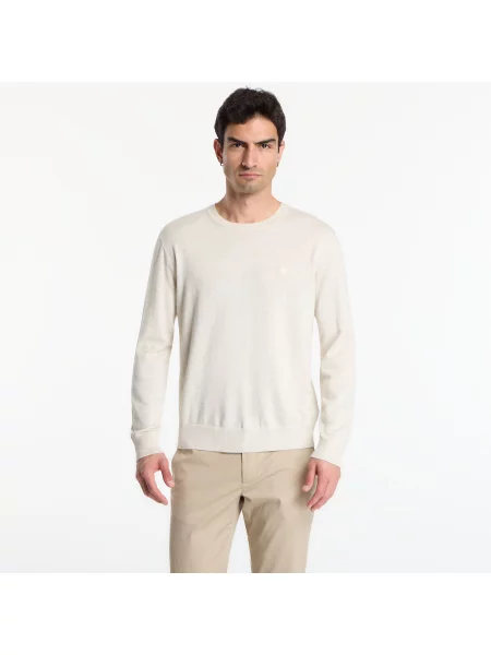 Пуловер Calvin Klein Ls Supima Cotton Crew Snow Heather XL