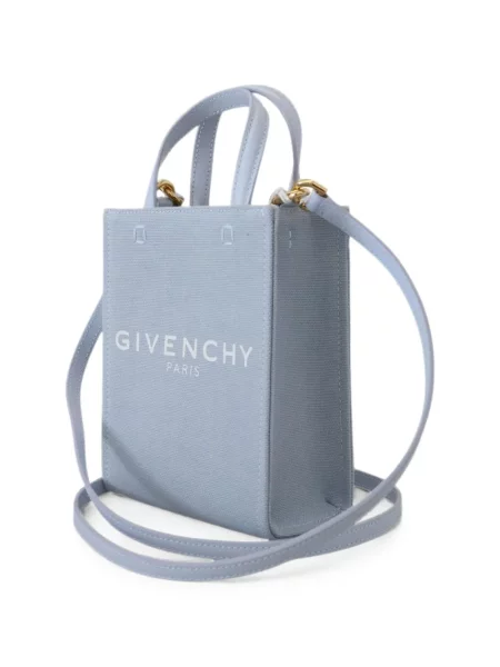 Geantă shopper Givenchy cu imagine albastru