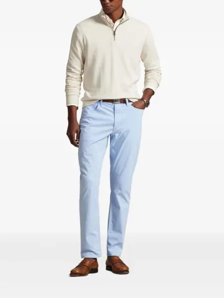 Μικρός κασκέτο Polo Ralph Lauren με χαμηλή μέση υφαίνω διαγωνίως πράσινο