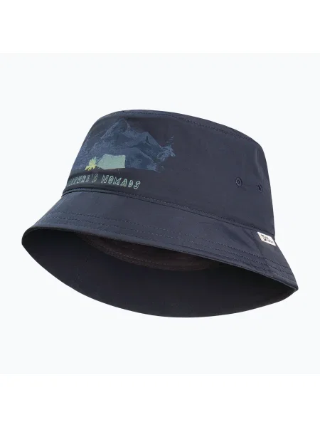 Pălărie pentru copii Jack Wolfskin Woods Bucket print night blue albastru