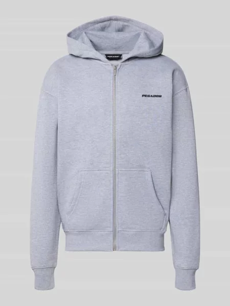 Bluza rozpinana o kroju regular fit z mieszanki bawełny Pegador