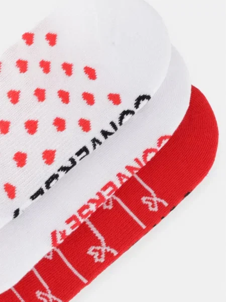 Converse ponožky x CHUCKS IN LOVE červené