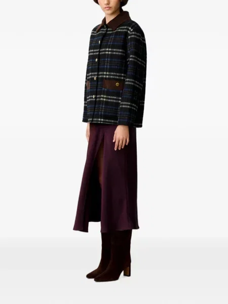 Vilnonis pledas paltas Claudie Pierlot juoda