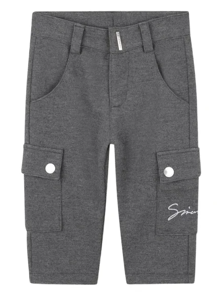 Spodnie cargo dziecięce Givenchy szare