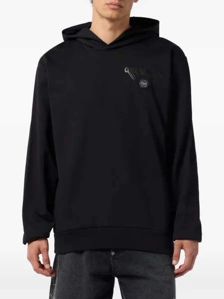 Hanorac cu glugă Philipp Plein negru