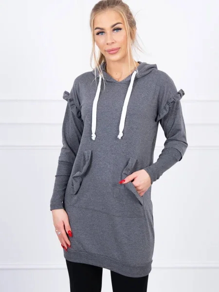 Rochie Kesi cu glugă cu volane de costum