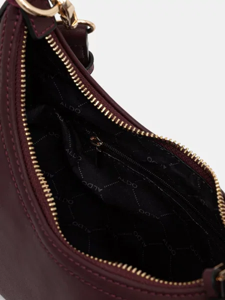 Кожаная сумка хобо Aldo
