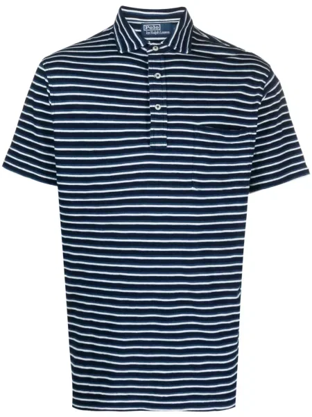Samt tenisice Polo Ralph Lauren s herringbone uzorkom s printom plava