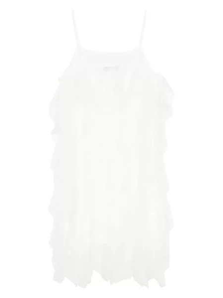 Rochie fără mâneci Tout A Coup fără mâneci de costum alb