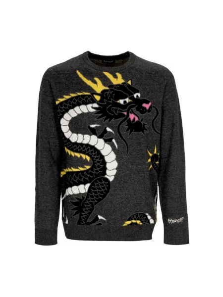 Sweter Ripndip czarny
