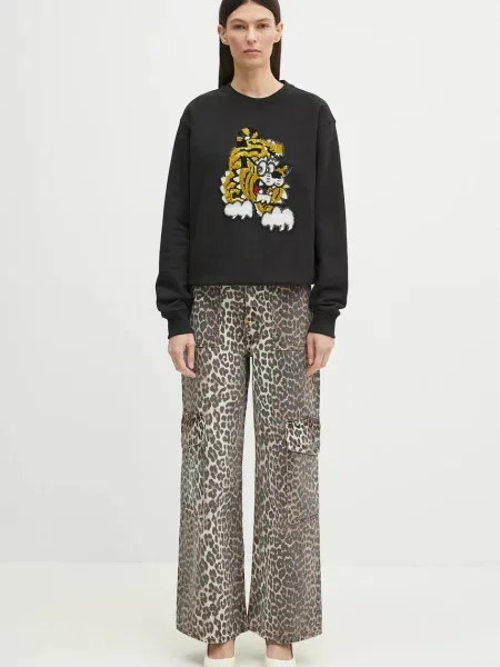Кофта Kenzo x Verdy з аплікацією чорний