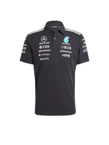 ADIDAS PERFORMANCE Funkční tričko Mercedes Amg Petronas Formula 1 Team Engineers aqua modrá / černá bílá
