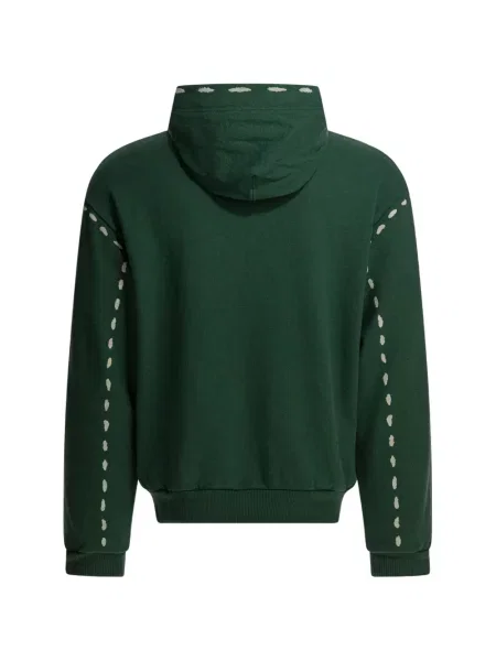 Hanorac cu glugă Kapital cu glugă verde
