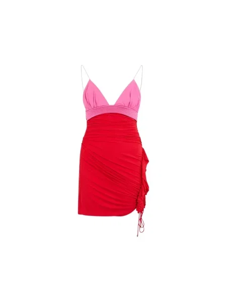 Sukienka mini Roberto Cavalli czerwona
