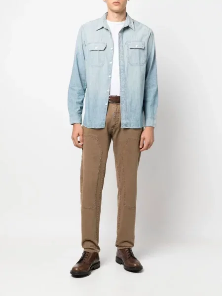 Marškiniai Ralph Lauren Rrl mėlyna