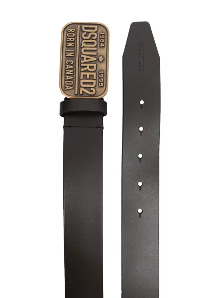 Pasek dziecięcy Dsquared2 brązowy