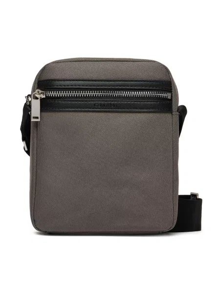 Calvin Klein Maža rankinė Contrast Reporter Pilka juoda