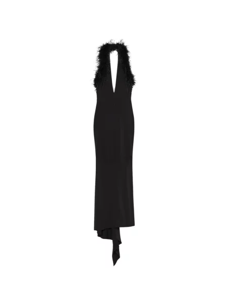 Sukienka Blumarine z krepy czarna