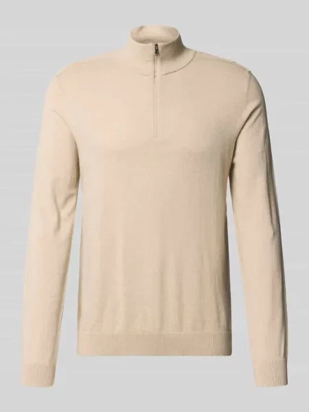Bluza z kołnierzem o kroju regular fit z czystej bawełny model ‘BERG’ Selected Homme