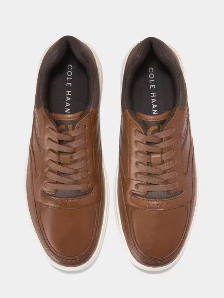 Кожаные кеды Cole Haan коричневые