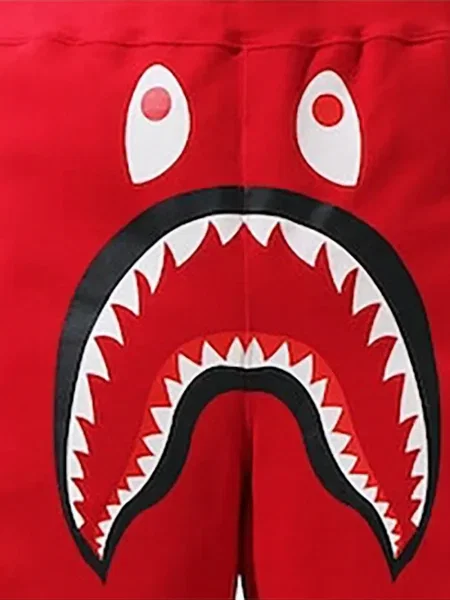 Pantaloni scurți A Bathing Ape® roșu