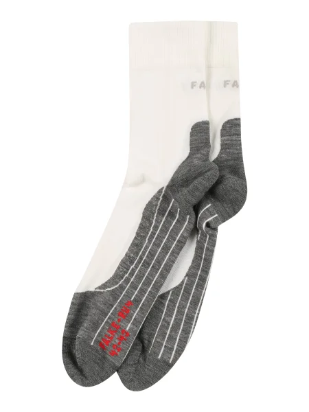 FALKE Șosete sport alb / gri