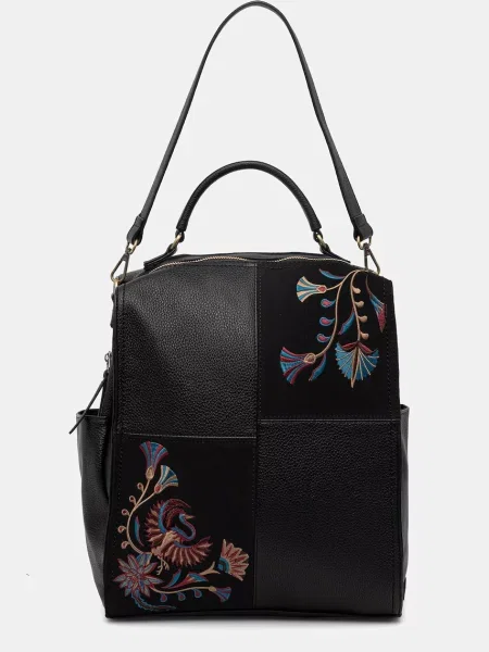 Medicine rucsac pentru femei cu imitație de piele negru