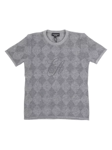 Sweter Emporio Armani szary
