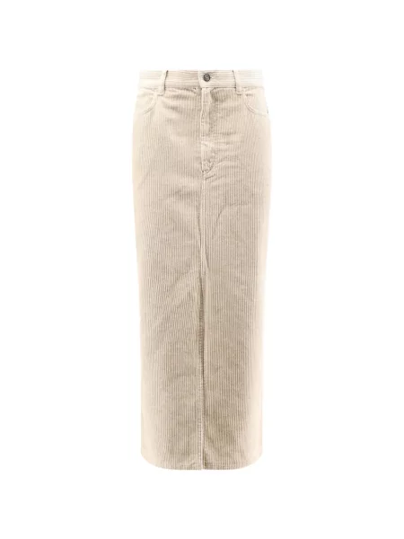 Fustă midi Marant Etoile de catifea cord