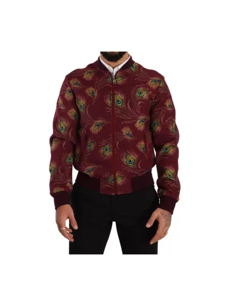 Kurtka bomber Dolce And Gabbana czerwony